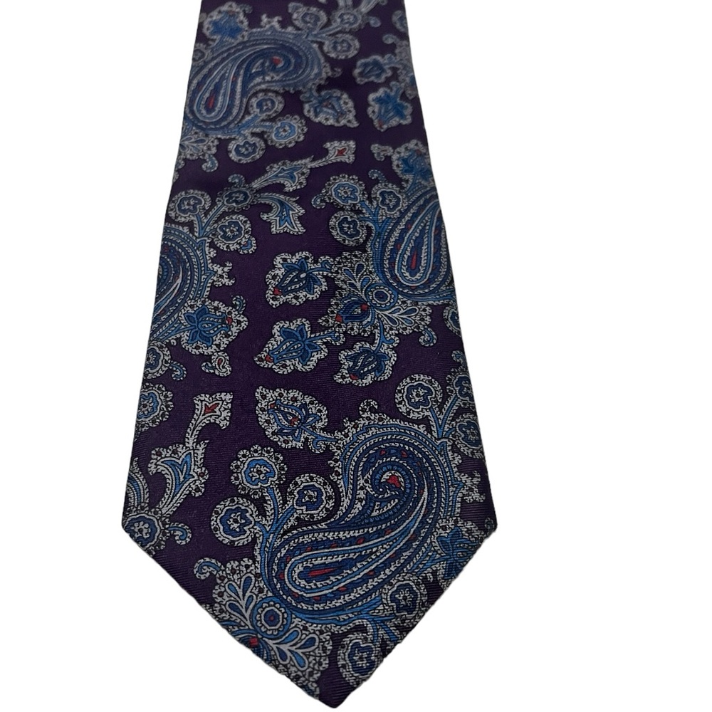 Bert Pulitzer Silk Tie Men’s Blue Purple